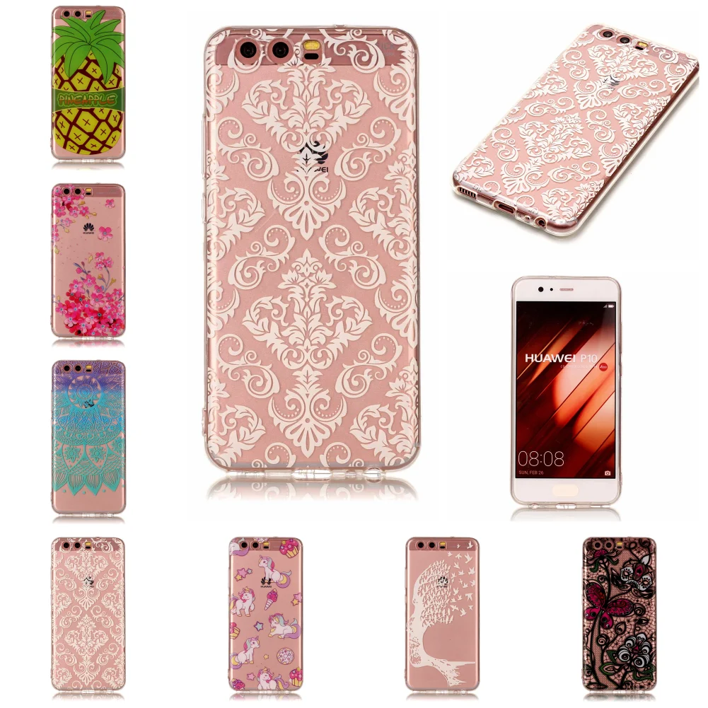 Soft Silicone Transparent Thin Case Cover Phone Mobile Fundas Carcasa For Huawai Huawei Hauwei P10 |