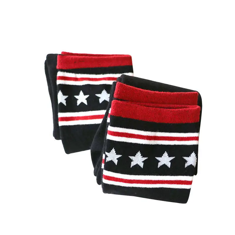 3 Size Star Striped Women Socks Fashion College Style Socks For Girls Cotton Soft Boots Women Sock Short Student Stocking Autumn (5)