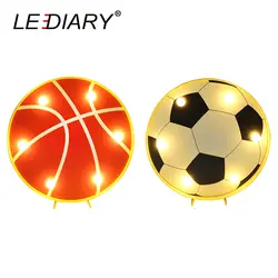 Светодиодный IARY 3D светодиодный Яркий баскетбольный Футбол ночные огни с USB Зарядное устройство домой украшение праздника прикроватный