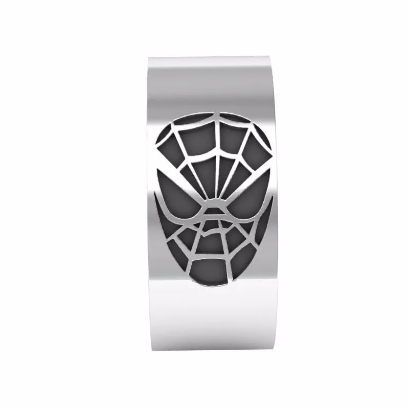 Человек-паук нержавеющая сталь кольцо размер 7 мм-13 мм