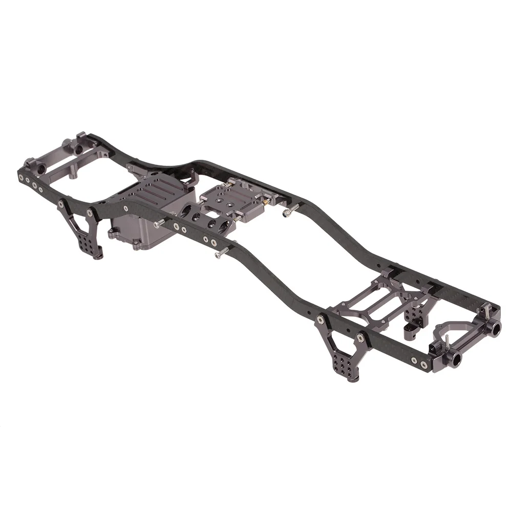 Carbon Fiber & Metal Chassis Frame Girder RC Car Body 1/10 Frame for