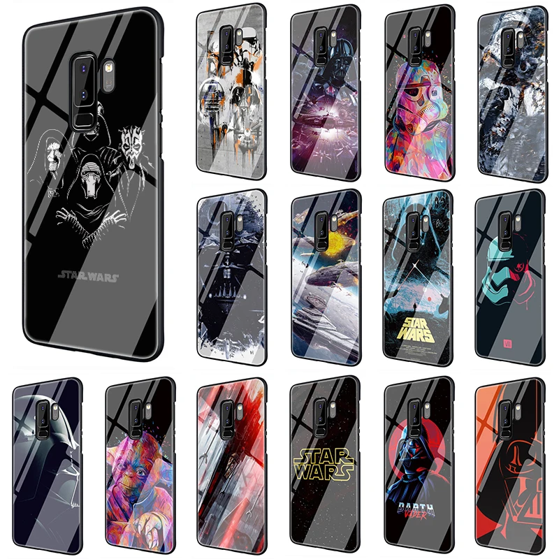 

Star Wars Tempered Glass soft phone case for Samsung Galaxy S7 Edge S8 S9 S10 Note 8 9 10 Plus A10 A20 A30 A40 A50 A60 A70