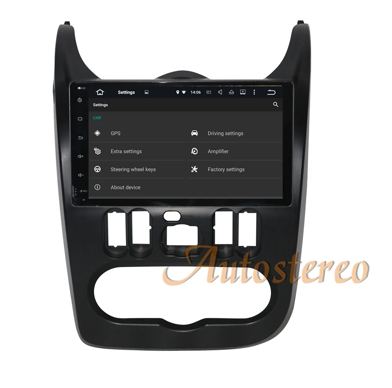 Cheap Android 9.0 Car Radio Player Auto GPS Navigation for RENAULT Sandero Dacia Sandero2008 2009 2010 2011 2012 SAT NAV Multimedia 10