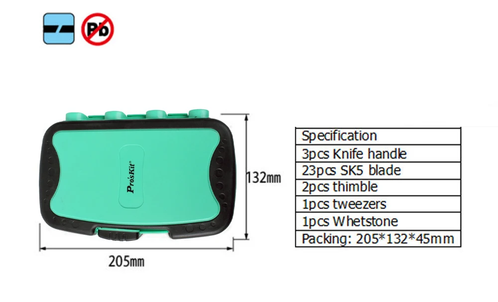 PD-395A Pro'sKit 30 шт Многофункциональный нож Деревообрабатывающие инструменты набор для резьбы инструменты для DIY резьба по дереву припой проволока резка