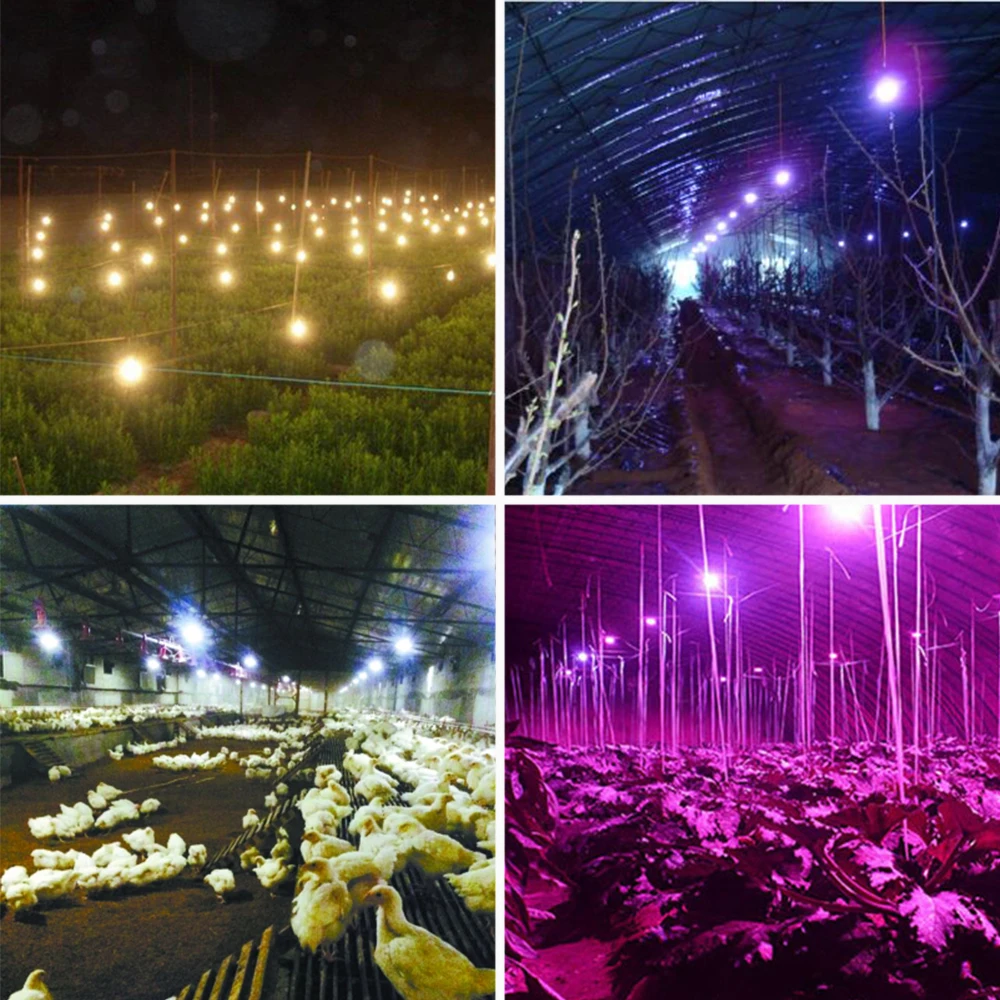 

Winter Planting Vegetable Greenhouses Insulation Light String Power Cord Lamp Fill Light Warming Waterproof String Lights