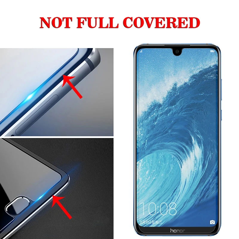 Закаленное стекло для Huawei Honor Magic 2 8X Max 7A Pro Защитная пленка экрана на Plasy 8C 8 9 10 Lite