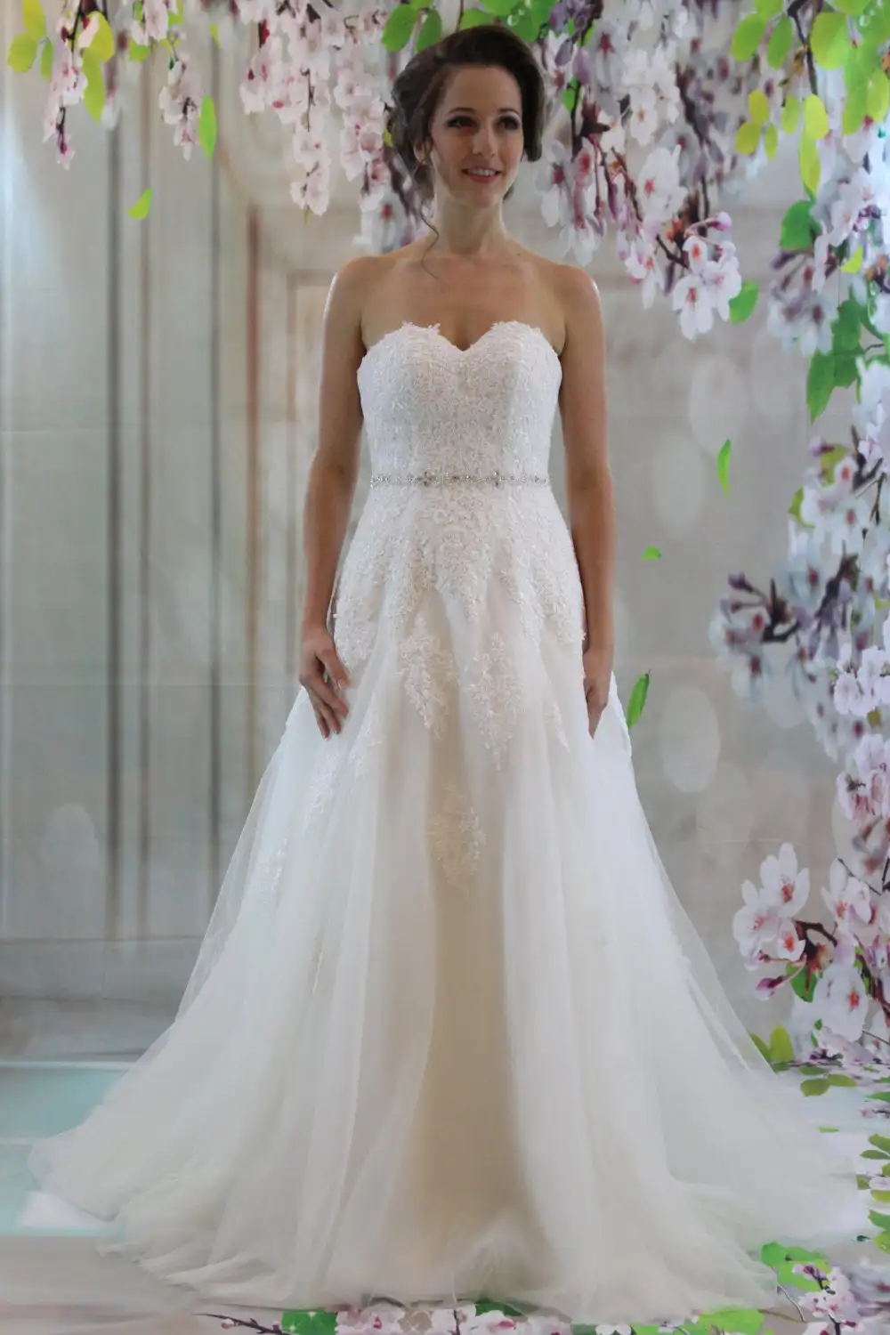 Vestido de Noiva/2019 свадебное платье принцессы с длинным рукавом, милое аппликационное кружево, бальное платье, свадебное платье невесты Rob