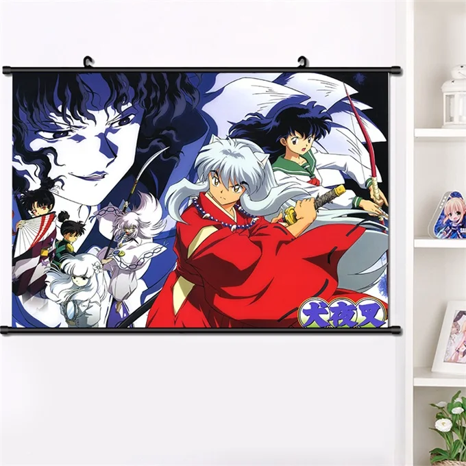 Аниме-Косплей higuurashi Kagome Kikyou cosplay настенный плакат домашний декор 40 × 60 см - Цвет: T