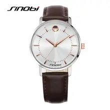 Sinobi relógios de pulso dos homens pulseira de couro marca de luxo masculina gents relógio de genebra relógio de quartzo relógios de pulso de negócios 2017 meninos k65