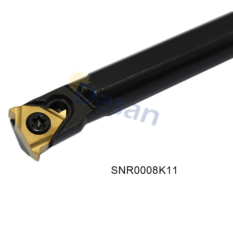Фото Твердосплавные вставки для токарного станка SNR0008K11, SNR0010K11, 11 ИК, держатель токарного инструмента для внутренней резьбы, набор фрез для токарного станка с ЧПУ, 1 шт. №2