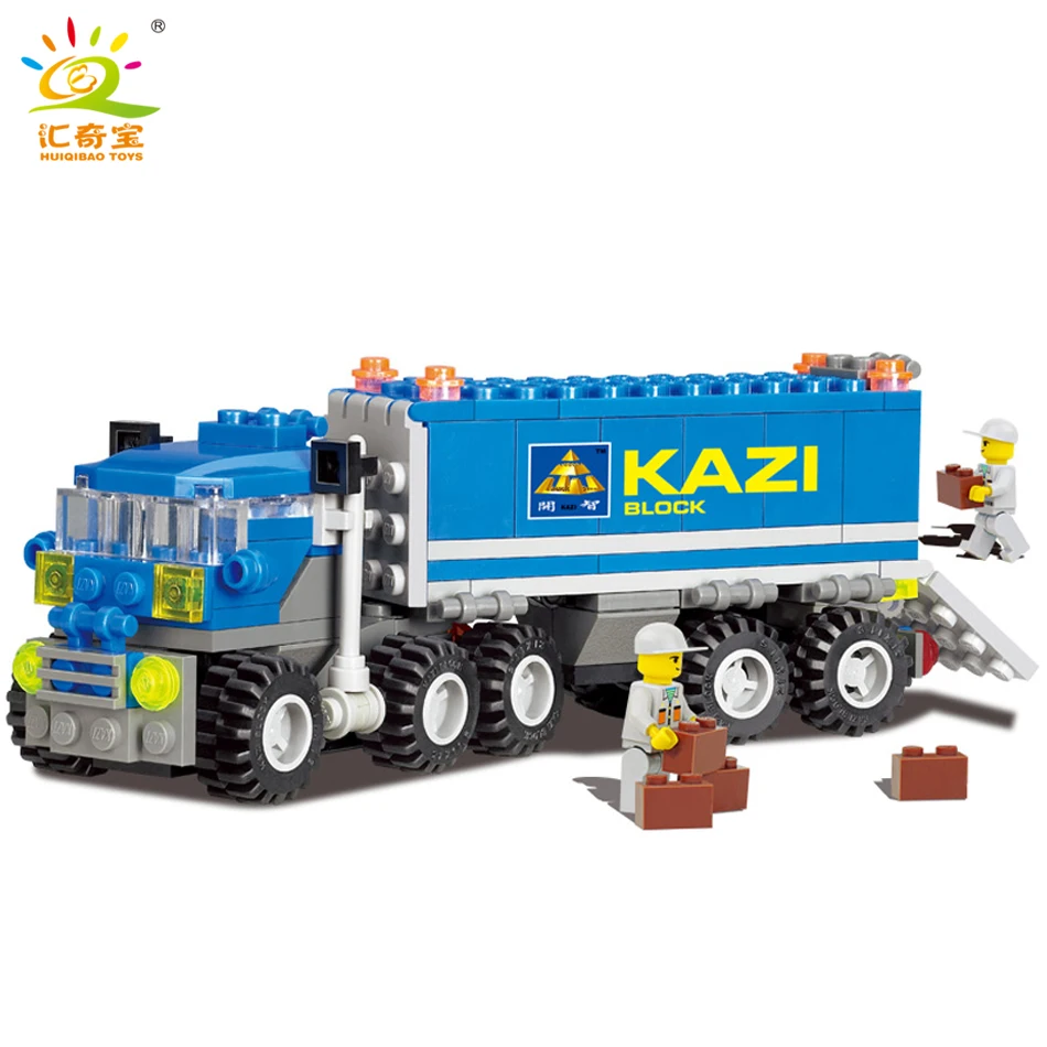 163PCS Engineering Vehicles Dumper Truck Model Building Blocks Set Compatible Legoed City Construction DIY Bricks Toys For Kids