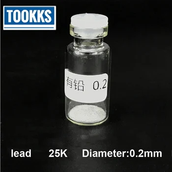 

2Bottle/lot 25K Leaded Solder Ball BGA Realling Tools 0.2MM 0.25MM 0.3MM 0.35MM