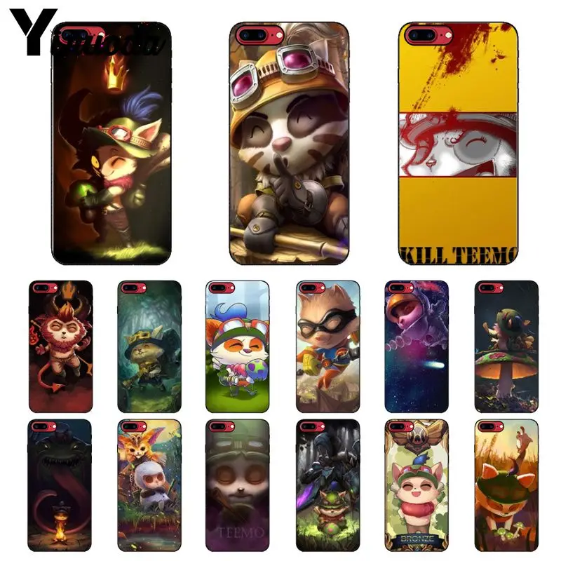 

Yinuoda League of Legends Teemo Customer High Quality Phone Case for iPhone X XS MAX 6 6S 7 7plus 8 8Plus 5 5S XR