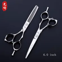 6,0 дюймов ножницы Профессиональные Парикмахерские ножницы парикмахер магазин