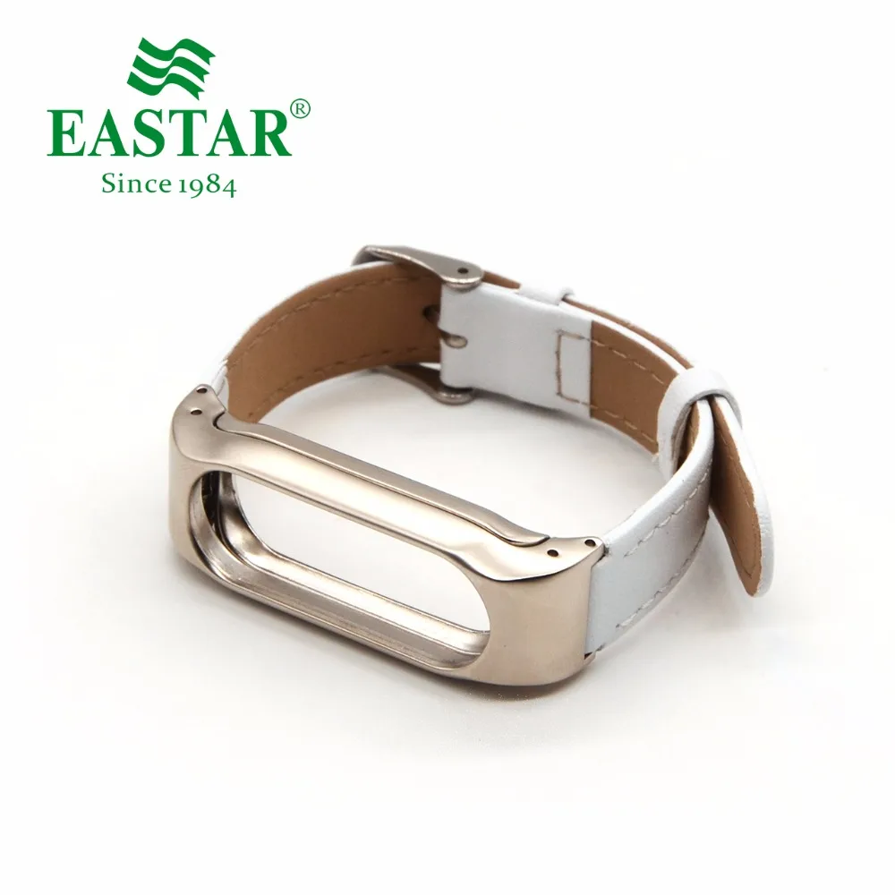Белые Смарт часы Eastar аксессуары для XiaoMI Band браслет из нержавеющей стали сменные