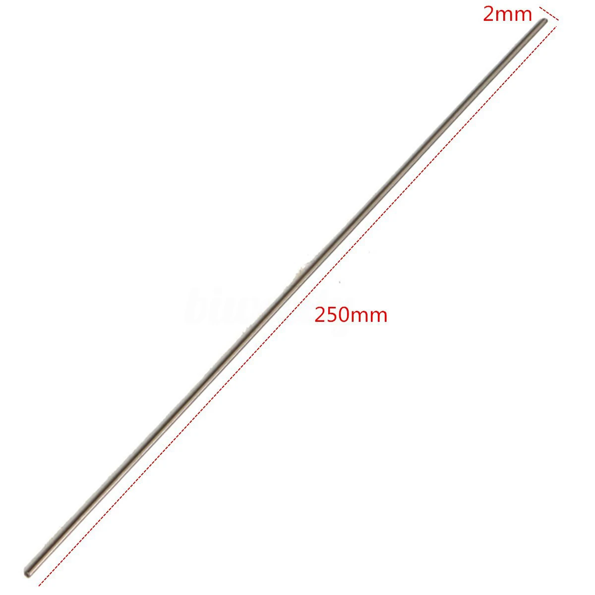 10pcs/set New 2mm Diameter Titanium 6al-4v Round Bar Ti Gr.5 Welding Grade 5 Rods 250mm