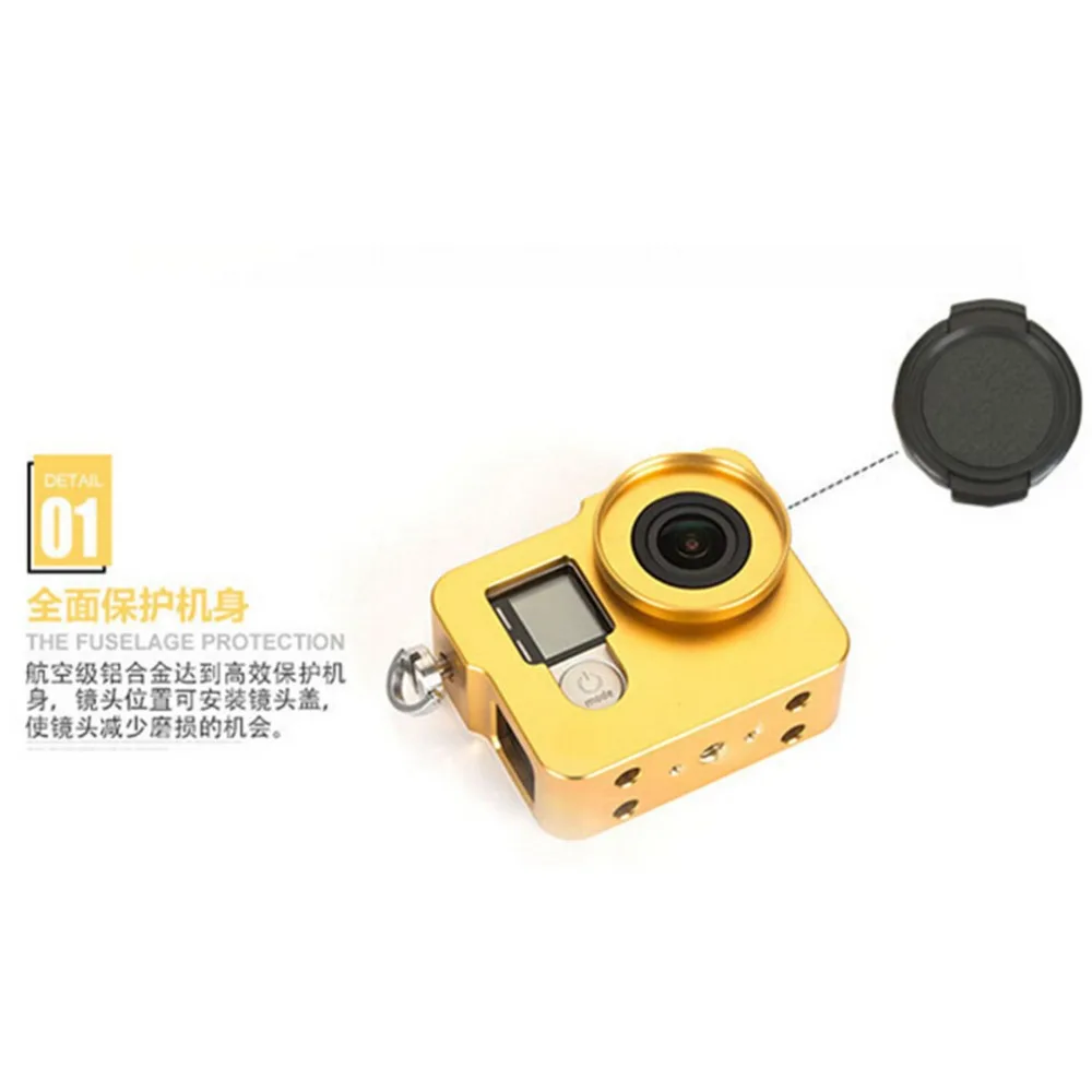Для Gopro аксессуары клетка для собак рамка крепление алюминиевый ударопрочный