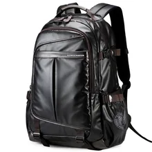 Waterproof Laptop Backpack High Grade Men’s Multifunction Business Waterproof Travel Bag Synthetic Leather Computer Packsack