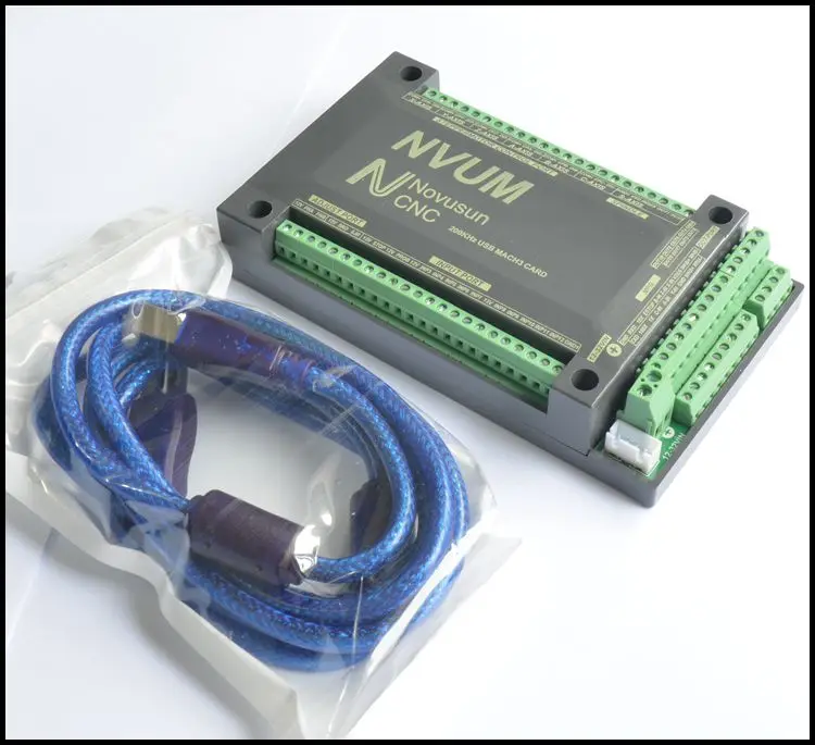 

NVUM 3 Axis CNC Controller MACH3 USB Interface Board Card 200KHz for Stepper Motor and Servo Motor