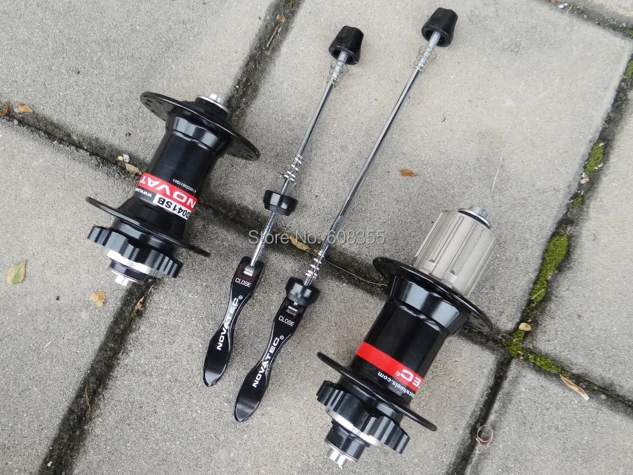 Novatec D041SB D042SB втулки для MTB дисковая втулка черного цвета с герметичным