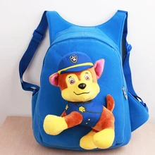 Cartoon Anime Backpack Children School Bags Puppy Patrol School Bag Backpack for Kids Mochila Infantil 3D Canvas Patrulla Canina