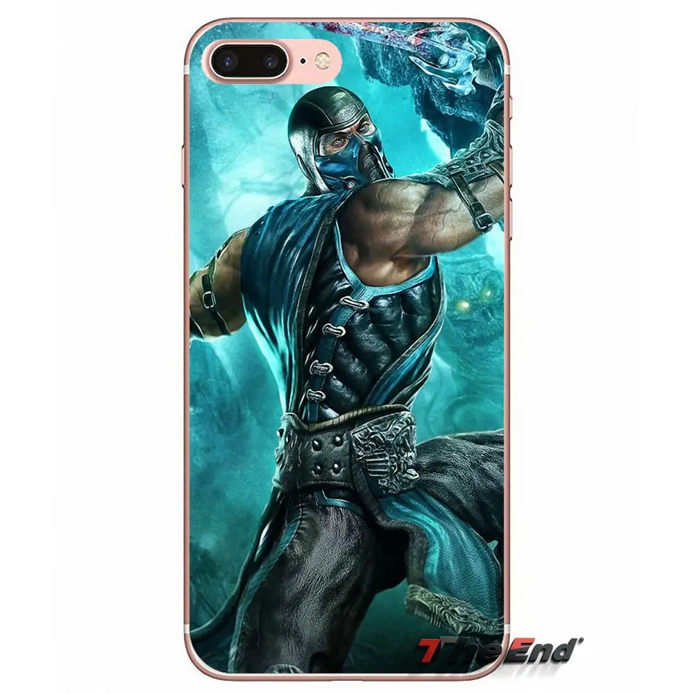 Чехол для iPhone X 4 4S 5 5S 5C SE 6 6S 7 8 Plus Samsung Galaxy J1 J3 J5 J7 A3 A5 2016 2017 Mortal Kombat Sub zero Ninja Games|case me|case