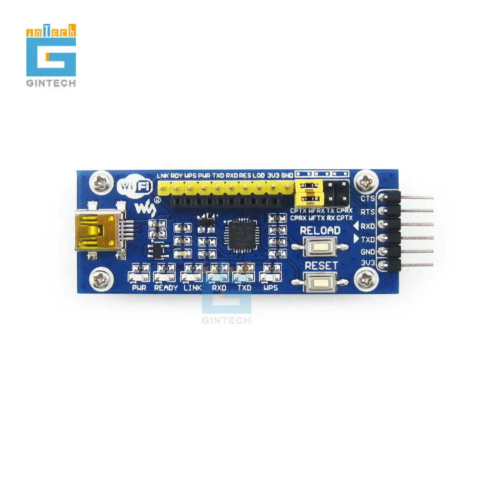 

WIFI400 Wireless Module WIFI-LPT100 USB WIFI Module Communication Development Board USB to Serial Port UART Transeiver Module