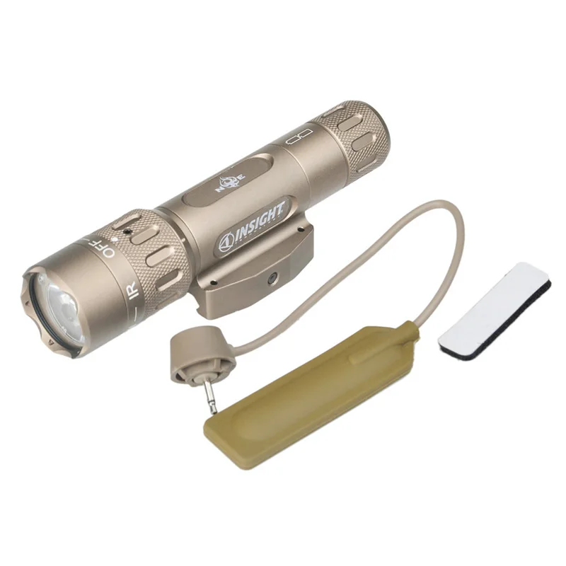 

SEIGNEER Tactical WMX200 Weapon Tactical Gun Light Led Flashlight Strobe IR Light for Picatinny Rail Spotlight Hunting