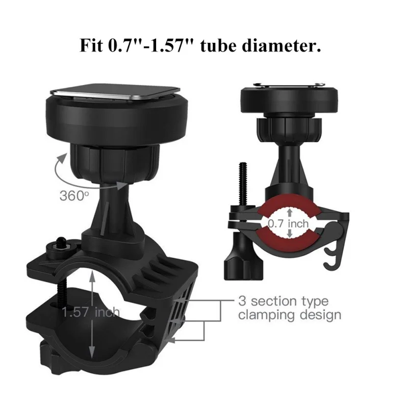  Fahrrad kunststoff Halter für Handy lenker Halter Einstellbare Motorrad Griff Telefon Halterung für