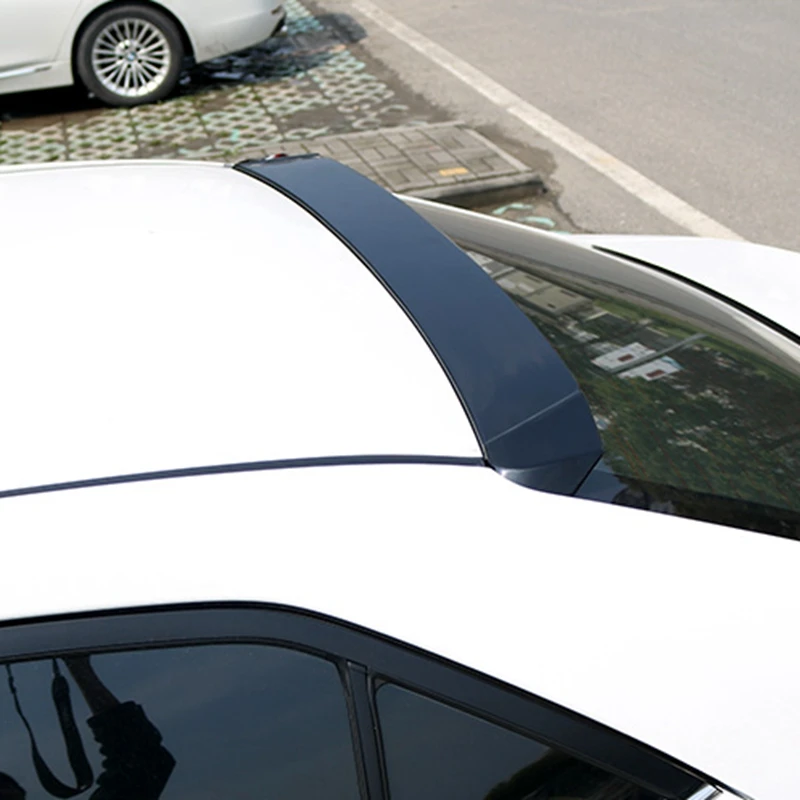 

use for toyota corolla spoiler 2014-2017 corolla lip spoiler with light High Quality ABS Material Car Rear Wing Primer Color