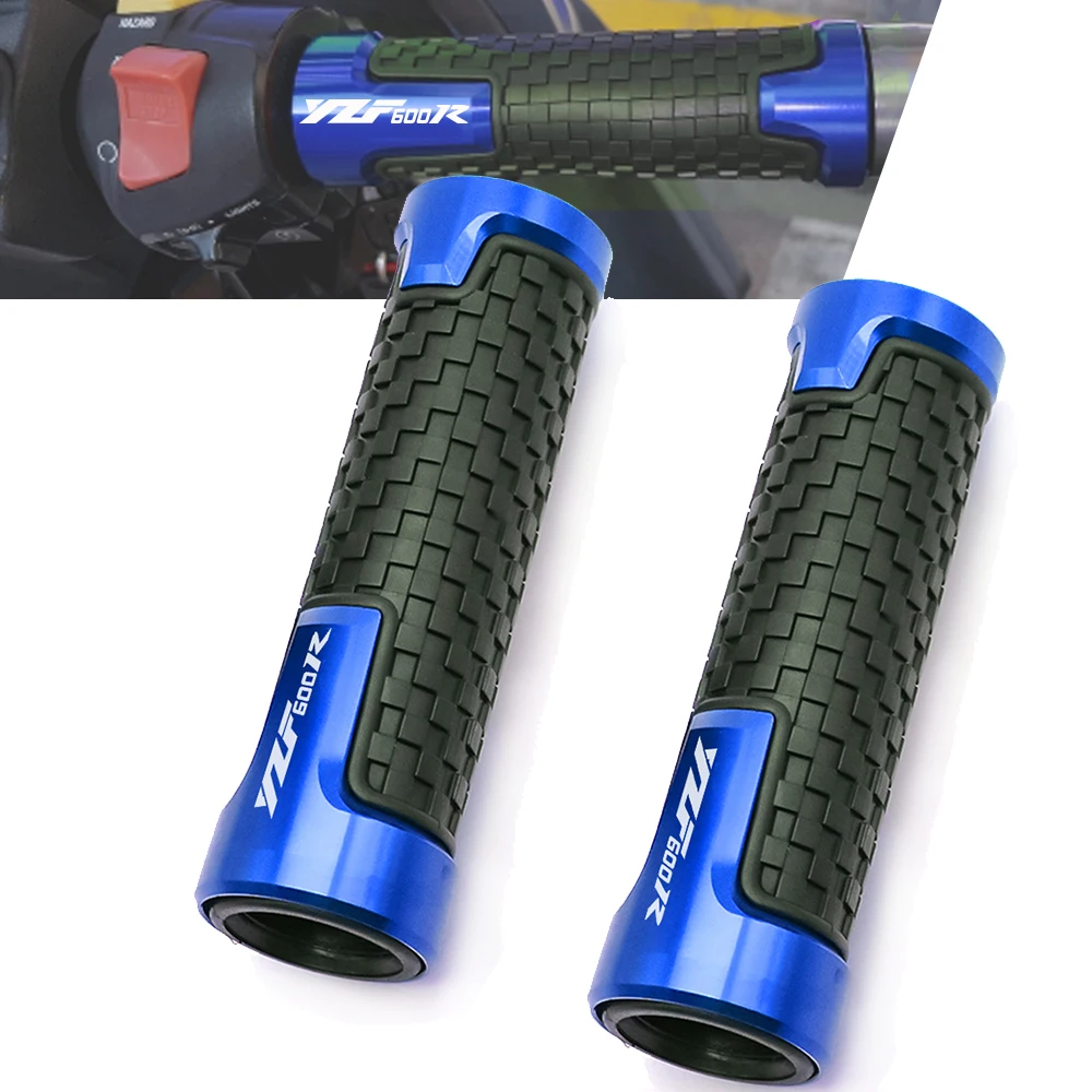 

Motorcycle CNC Aluminum+ Rubber handle grips Motorbike handlebar FOR YAMAHA YZF600R 1996-2007 2000 2001 2002 2003 2004 2005 2006