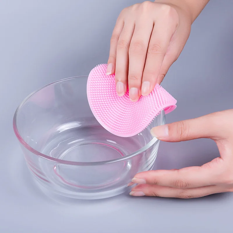 

Magic Cleaning Brushes Silicone Dish Bowl Scouring Pad Pot Pan Easy To Clean Wash Brush Cleaning Kitchen