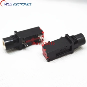 

10PCS 6.35MM MICRO PHONE INPUT JACK audio video socket 3PIN Female connector for sound Free shipping