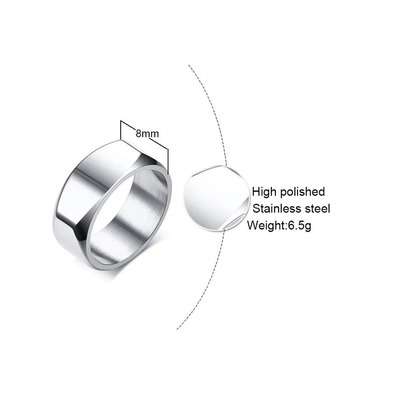 Стильный мужской плоский Топ персонализированное кольцо в серебряном тоне из нержавеющей стали группа четыре сезона летние мужские ювелирные изделия Anel Aneis Anillos