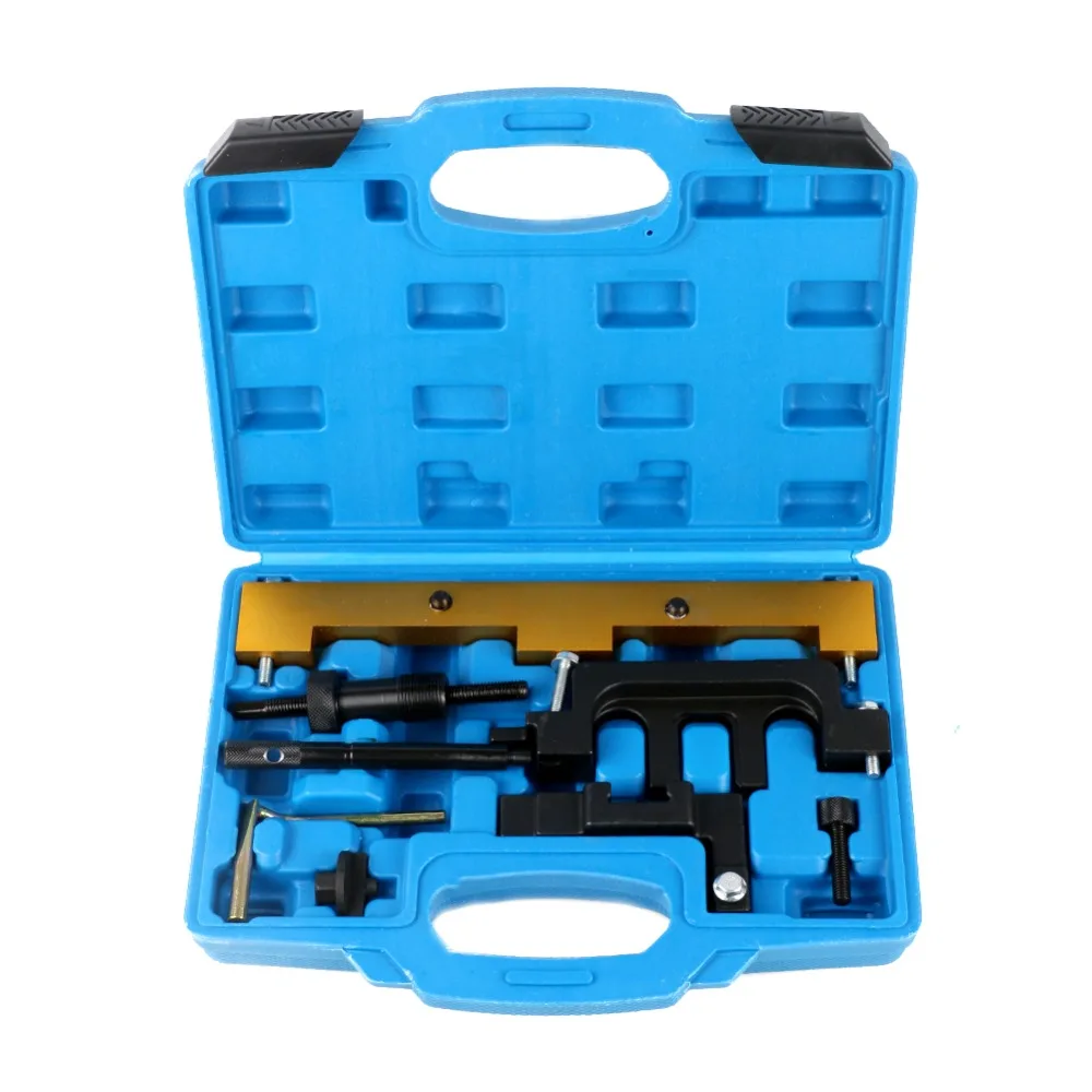 

Mr Cartool 8Pcs Engine Timing Tool Chain Kit Changing Camshafts Locking Installer Removal Tool for BMW N42 N46 N46T 320i 318i Xi