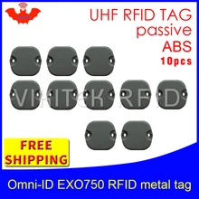 UHF RFID Анти-металлическая метка omni-ID EXO 750 915 м 868 м Impinj Monza4QT 50 шт. прочные ABS смарт-карты пассивные RFID метки