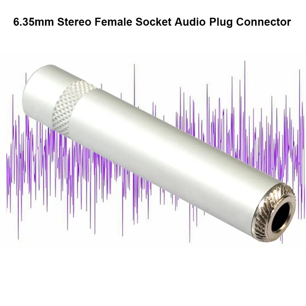 

DIY 6.35mm Stereo Female Socket 6.5mm Audio Plug Jack Connector 6.5 Microphone Amplifier Adapter 6.35m Stereo Female Socket