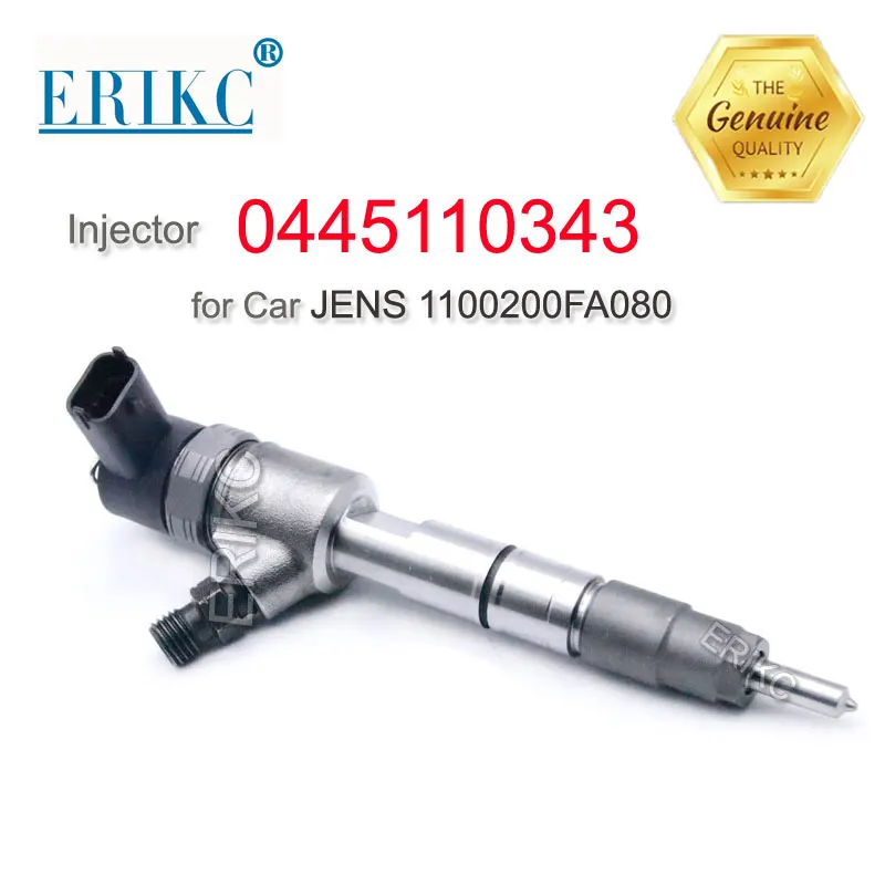 

ERIKC 0445110343 Fuel Nozzle Injector 0 445 110 343 CRI Fuel Injection Pump Parts 0445 110 343 for JENS 1100200FA080