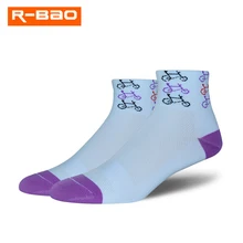 2 пары, высококачественные носки для велоспорта, носки для езды на велосипеде, дышащие нейлоновые носки для бега, тенниса, спортивные носки, 7706