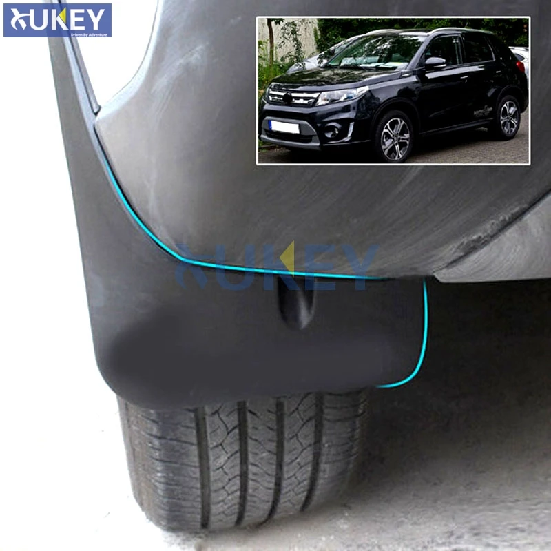 

Mudflaps Splash Guards Car Mud Flaps For Suzuki Vitara / Edcudo Mudguards Fender 2016 2017 2018 2019 Front & Rear Protector