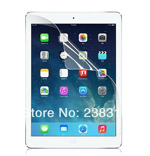 Умный кожаный чехол с подставкой автоматический для iPad Air 5 + 2 * прозрачная защита