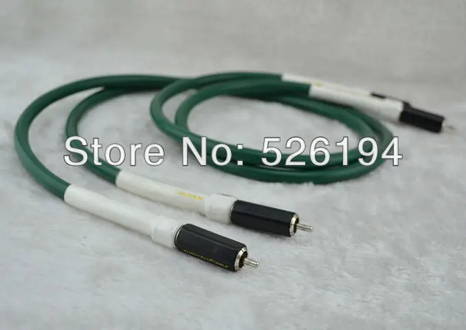 Free shipping pair Alpha FA-220 Interconnect RCA Cable with RCA plug connector
