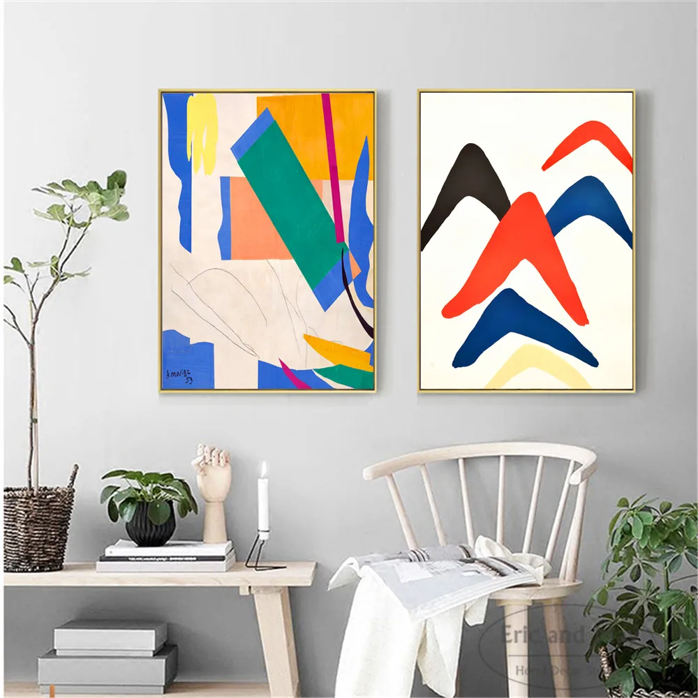 Matisse Абстрактная Картина на холсте Wall Art Nordic украшения дома Современные плакат