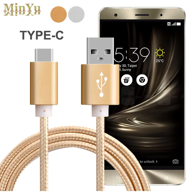 

3FT Type C Sync Charge Cable for Asus Zenfone 3 ZE552KL /Zenfone 3 Deluxe ZS570KL /Zenfone 3 Ultra ZU680KL Zenpad Z580 ZT581KL