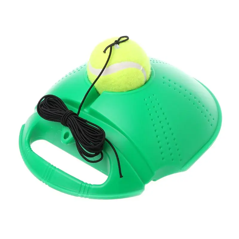 1 Набор инструментов для обучения теннису с базовым одиночным тренером для упражнений для самостоятельного обучения мяч для отскока