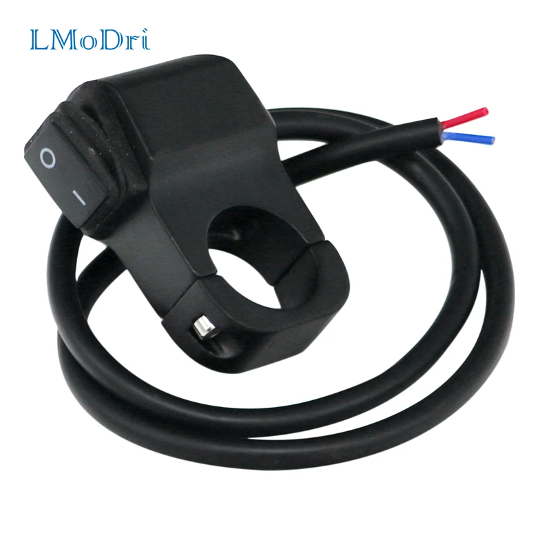 LMoDri Motorcycle Waterproof Switches Scooter ATV 22mm Handlebar Turn Signal Headlight Electrical Switch ON OFF
