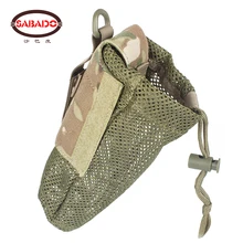 Сетчатая Сумка для бутылки с водой из материала Cordura, камуфляжная уличная сумка для хранения, Военная Тактическая Сумка, армейская охотничья страйкбольная сумка, аксессуары