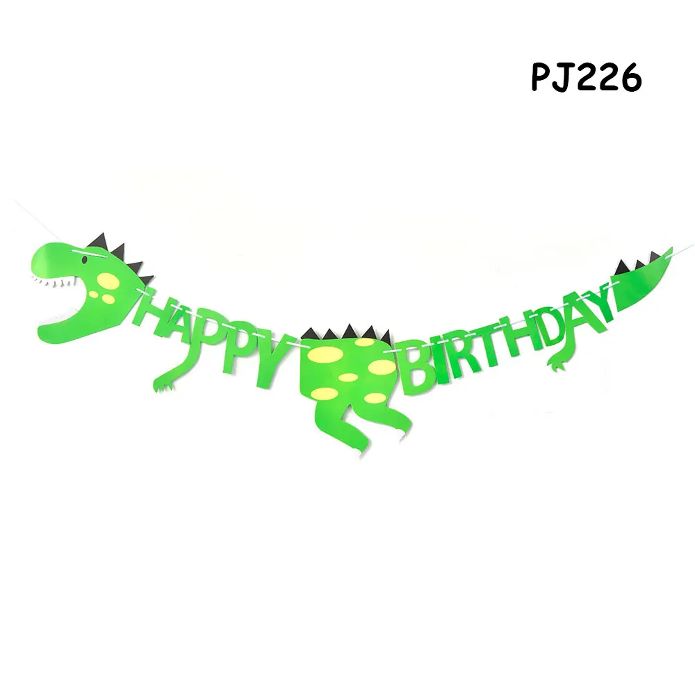 Воздушные шары Животные Динозавр бумажный шарик гирлянда Динозавр джунгли вечерние украшения детский душ конфетти баллон динозавр Вечерние - Цвет: PJ226  balloons