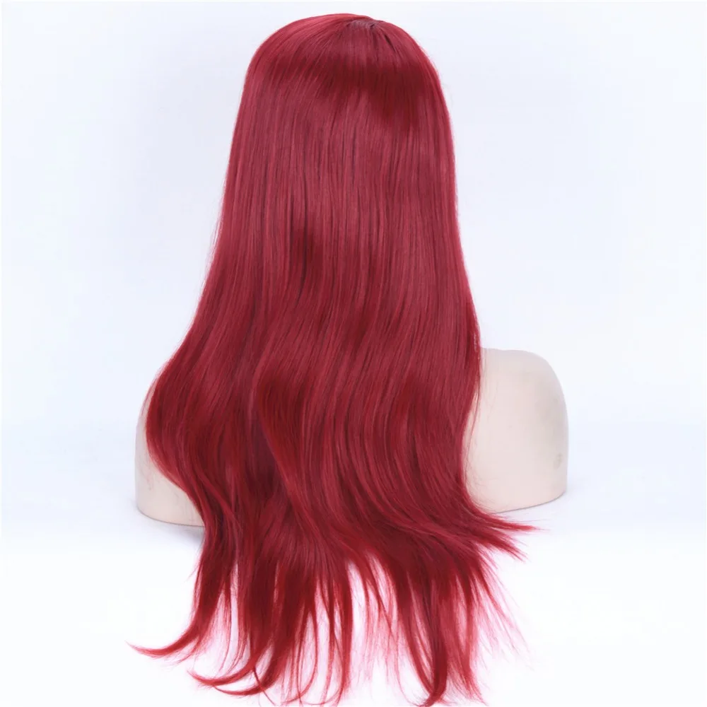 StrongBeauty женский косплей красный парик длинные прямые волосы Синтетические Полные парики