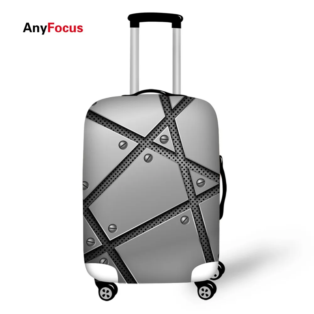 

3D Line gery travel accessories suitcase protective covers 18-30 inch elastic luggage dust cover case stretchable bag